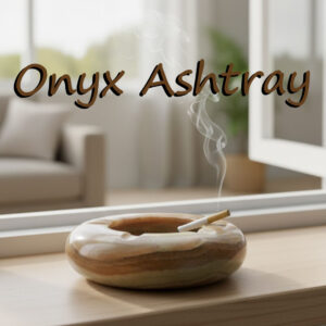 Onyx Ash Tray (Size : 12 cm)