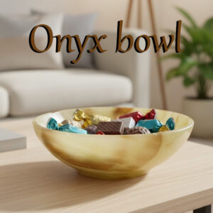 Onyx Bowl for Home Décor Size 5-inch