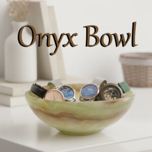 Onyx Bowl for Home Décor Size 4-inch