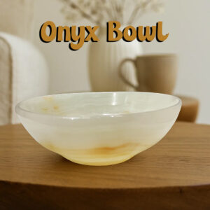 Onyx Bowl for Home Décor Size 5-inch