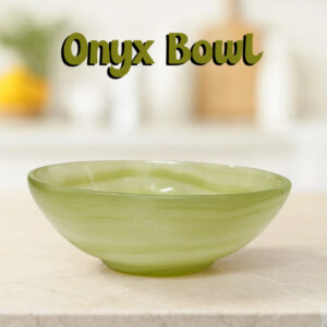 Onyx Bowl for Home Décor Size 5-inch