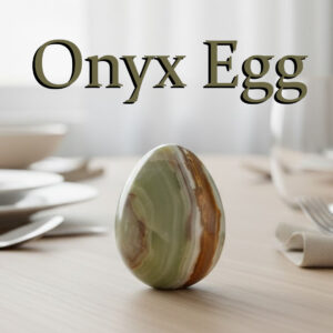 Onyx Egg/Pakistani Handcrafted Marble Egg