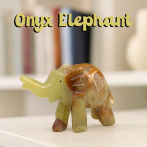 Onyx Elephant (Size :11 cm)