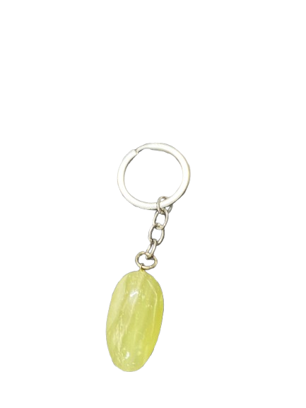 Handcrafted Onyx Marble Grapes Keychain - Image 4
