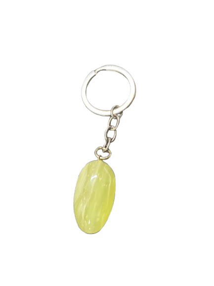 Handcrafted Onyx Marble Grapes Keychain - Image 5