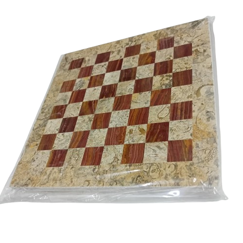 Handcrafted Onyx Marble Chess Board Size:8x8inch - Image 13