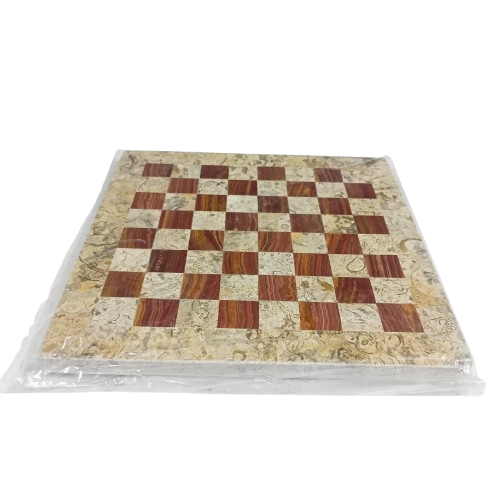 Handcrafted Onyx Marble Chess Board Size:8x8inch - Image 12