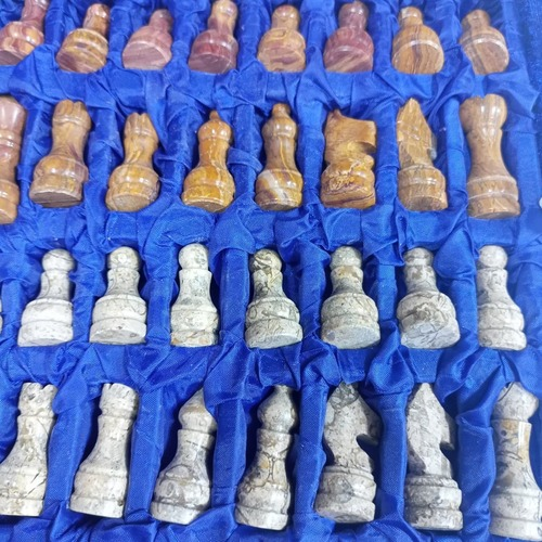 Handcrafted Onyx Marble Chess Board Size:8x8inch - Image 14