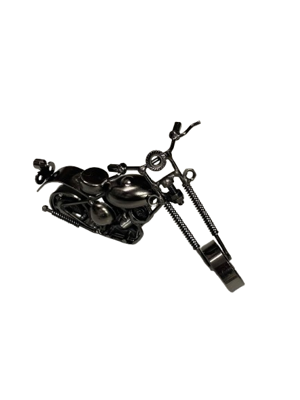 Handcrafted Vintage Metal Motorcycle size : 15cm - Image 9