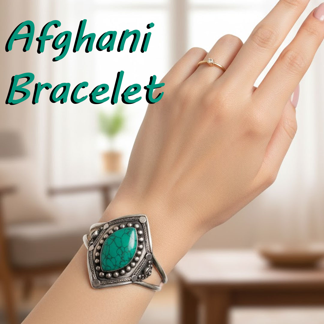 Afghani Bracelet With Artificial Stone