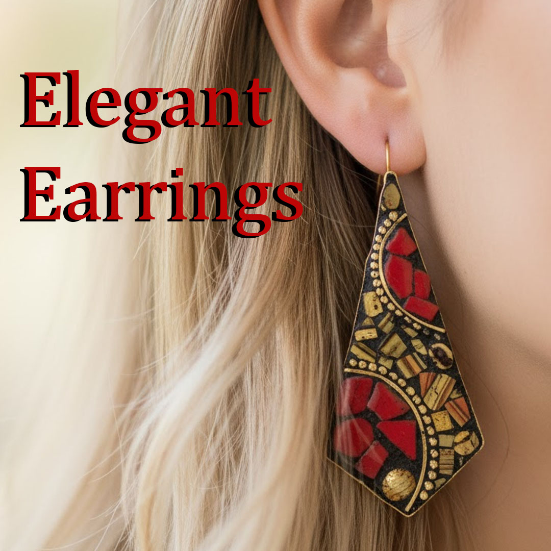 Elegant Handcrafted Earrings – Sparkle with Timeless Style
