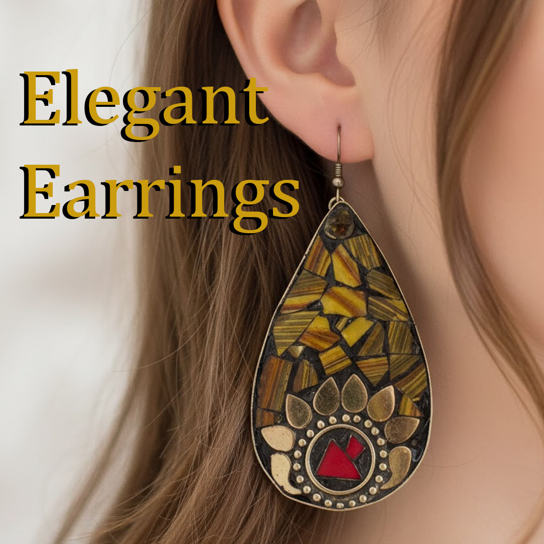 Elegant Handcrafted Earrings – Sparkle with Timeless Style