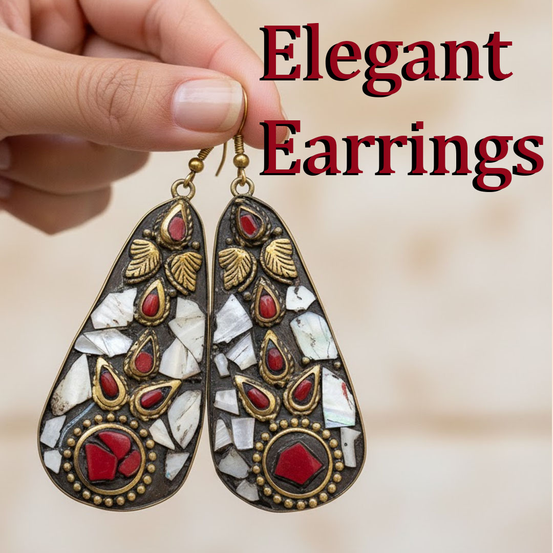 Elegant Handcrafted Earrings – Sparkle with Timeless Style