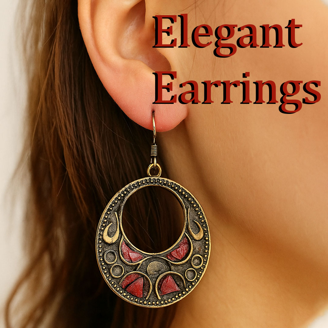 Elegant Handcrafted Earrings – Sparkle with Timeless Style