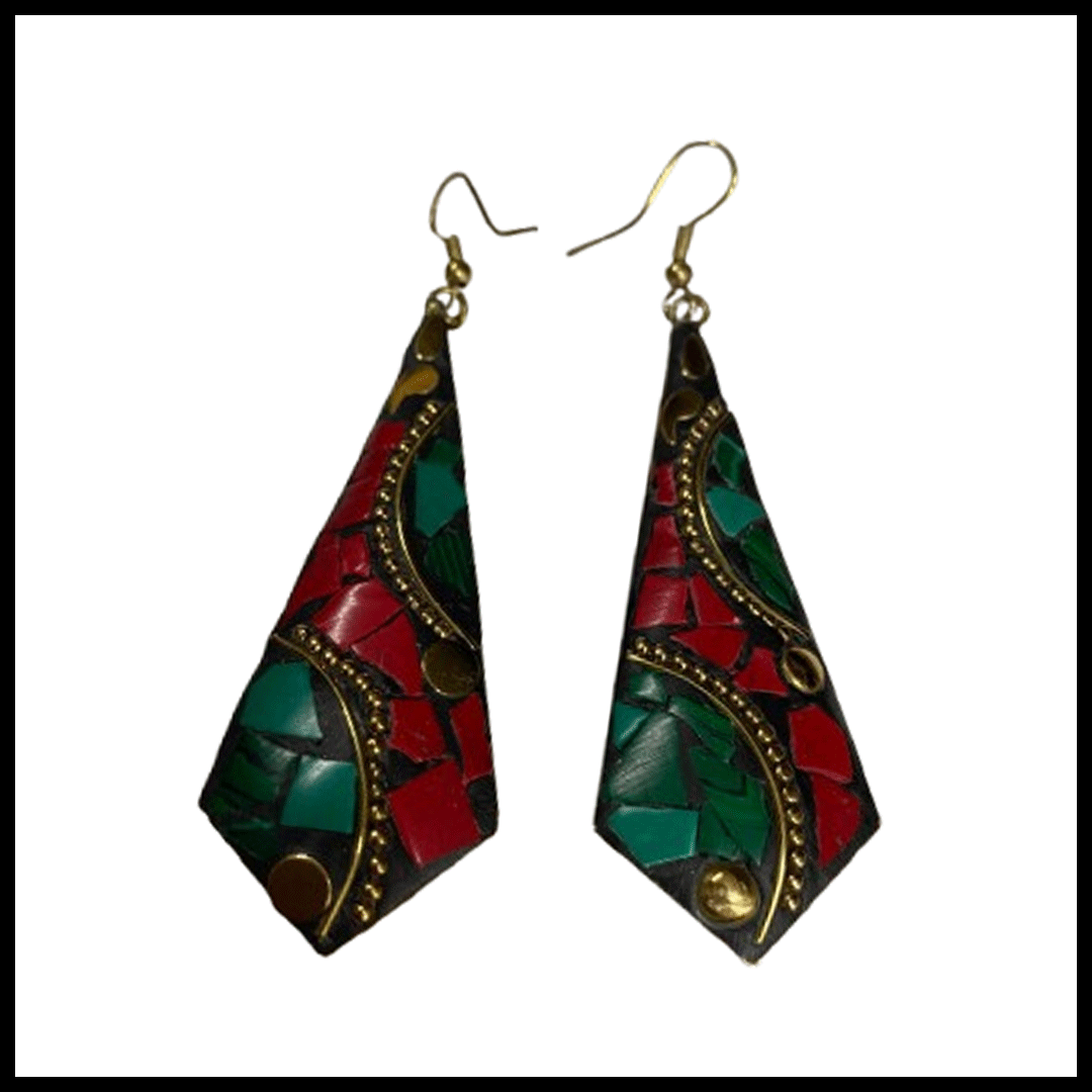 Elegant Handcrafted Earrings – Sparkle with Timeless Style - Image 2