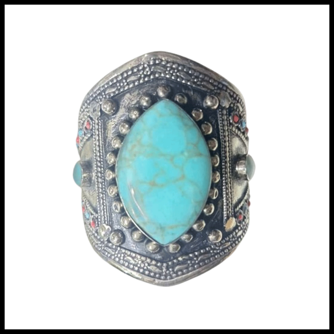 Afghani Bracelet With Artificial Stone - Image 2