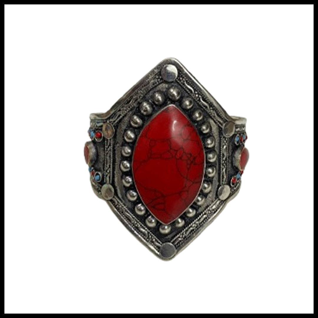 Afghani Bracelet With Artificial Stone - Image 2