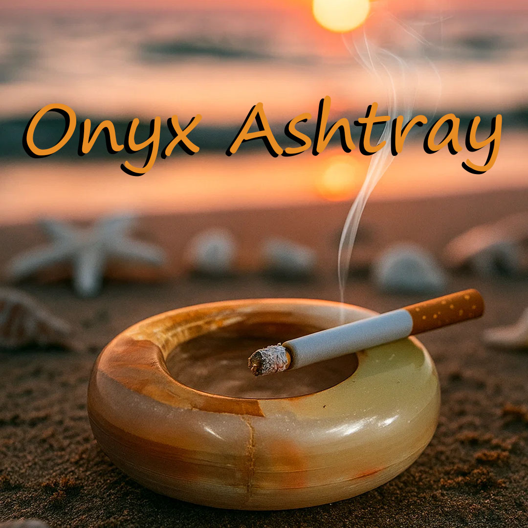 Onyx Ash Tray (Size : 10 cm)