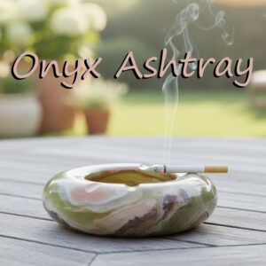 Onyx Ash Tray (Size : 12 cm)