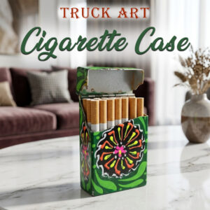 Colorful Truck Art Cigarette Case – Stylish & Durable Holder