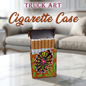 Colorful Truck Art Cigarette Case – Stylish & Durable Holder