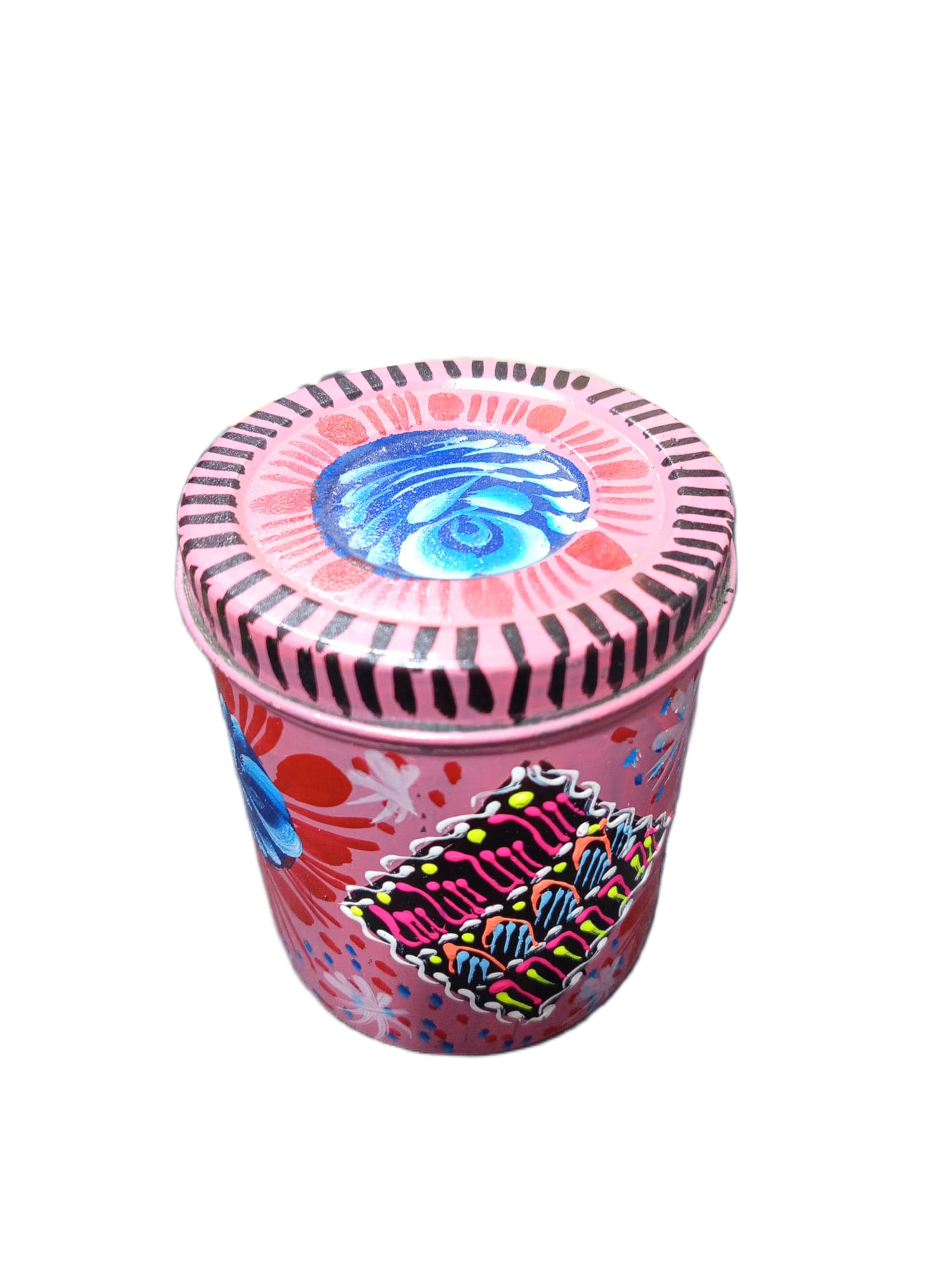 Truck Art Masala Box – Traditional Pakistani Spice Storage (H-3.5 Inch) - Image 3