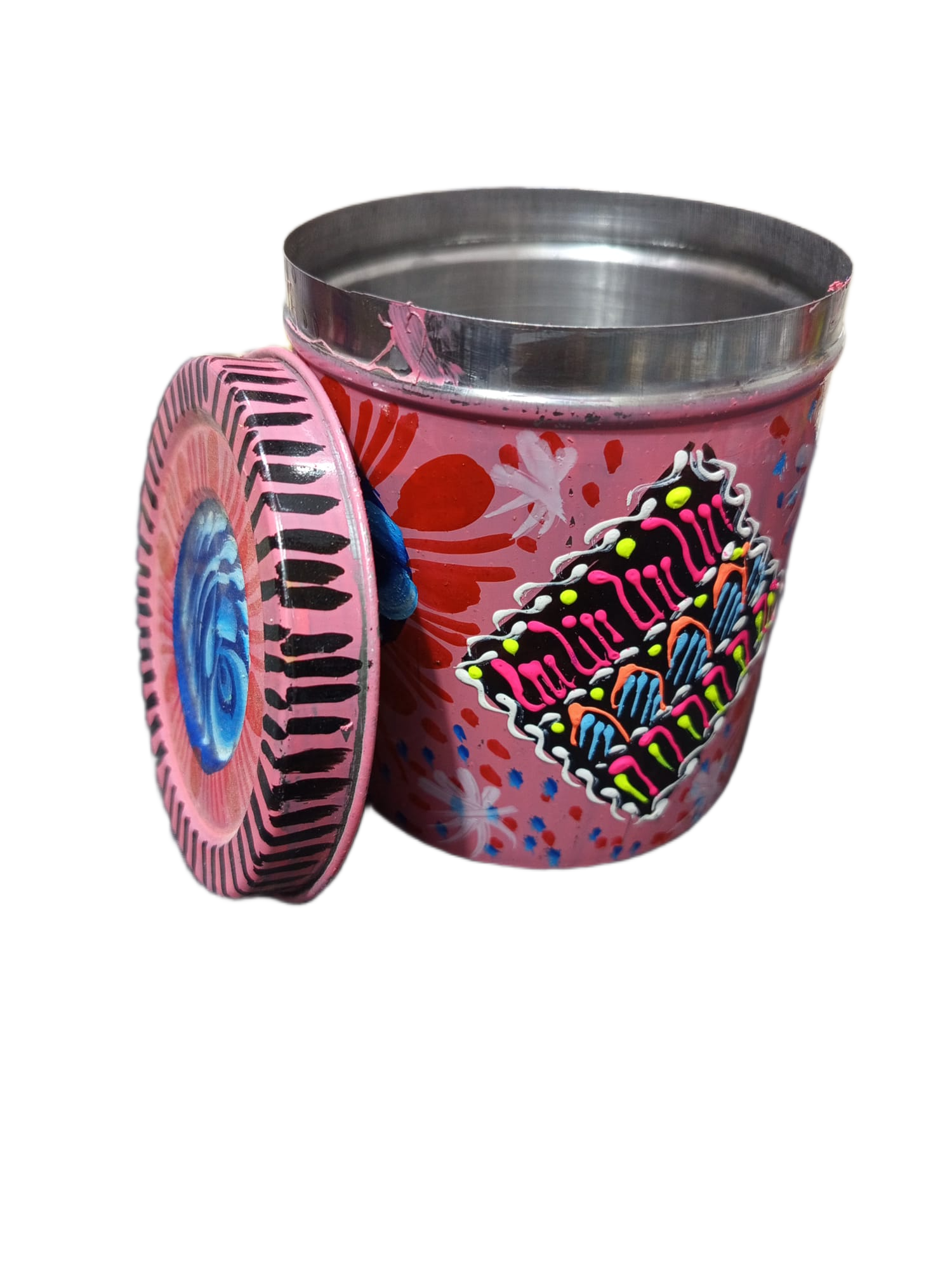 Truck Art Masala Box – Traditional Pakistani Spice Storage (H-3.5 Inch) - Image 5