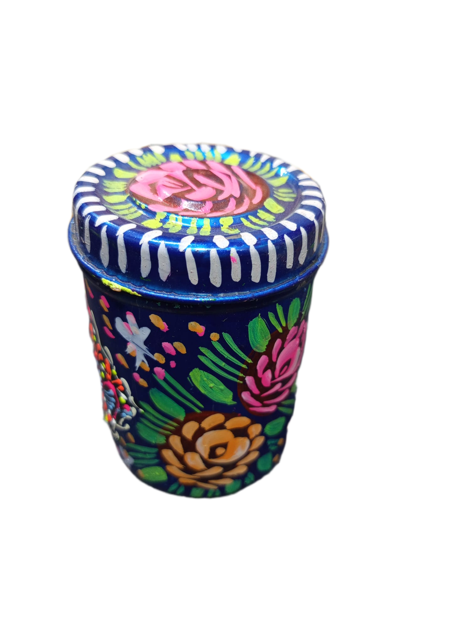 Truck Art Masala Box – Traditional Pakistani Spice Storage (H-4.5 Inch) - Image 3