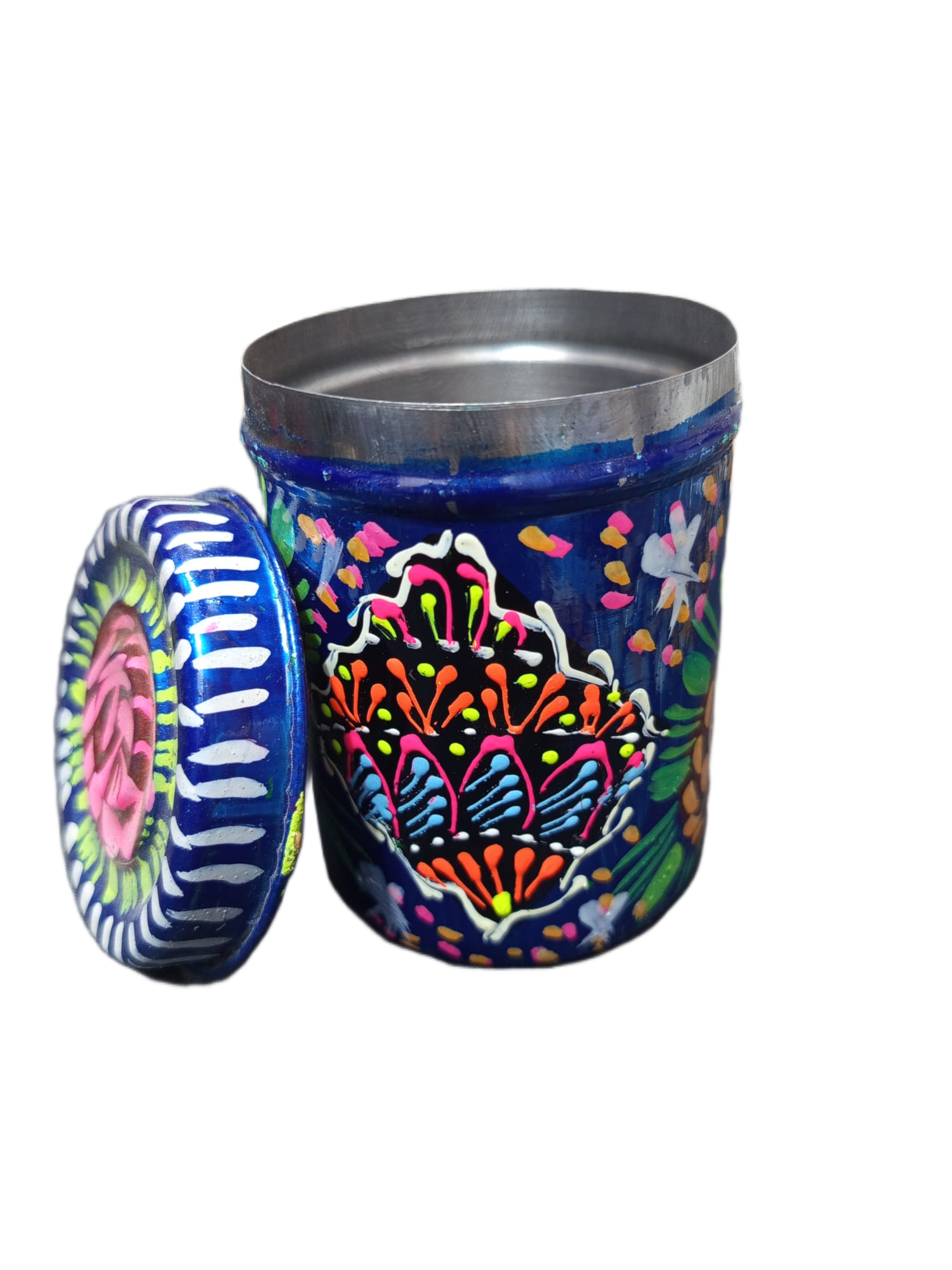 Truck Art Masala Box – Traditional Pakistani Spice Storage (H-4.5 Inch) - Image 5