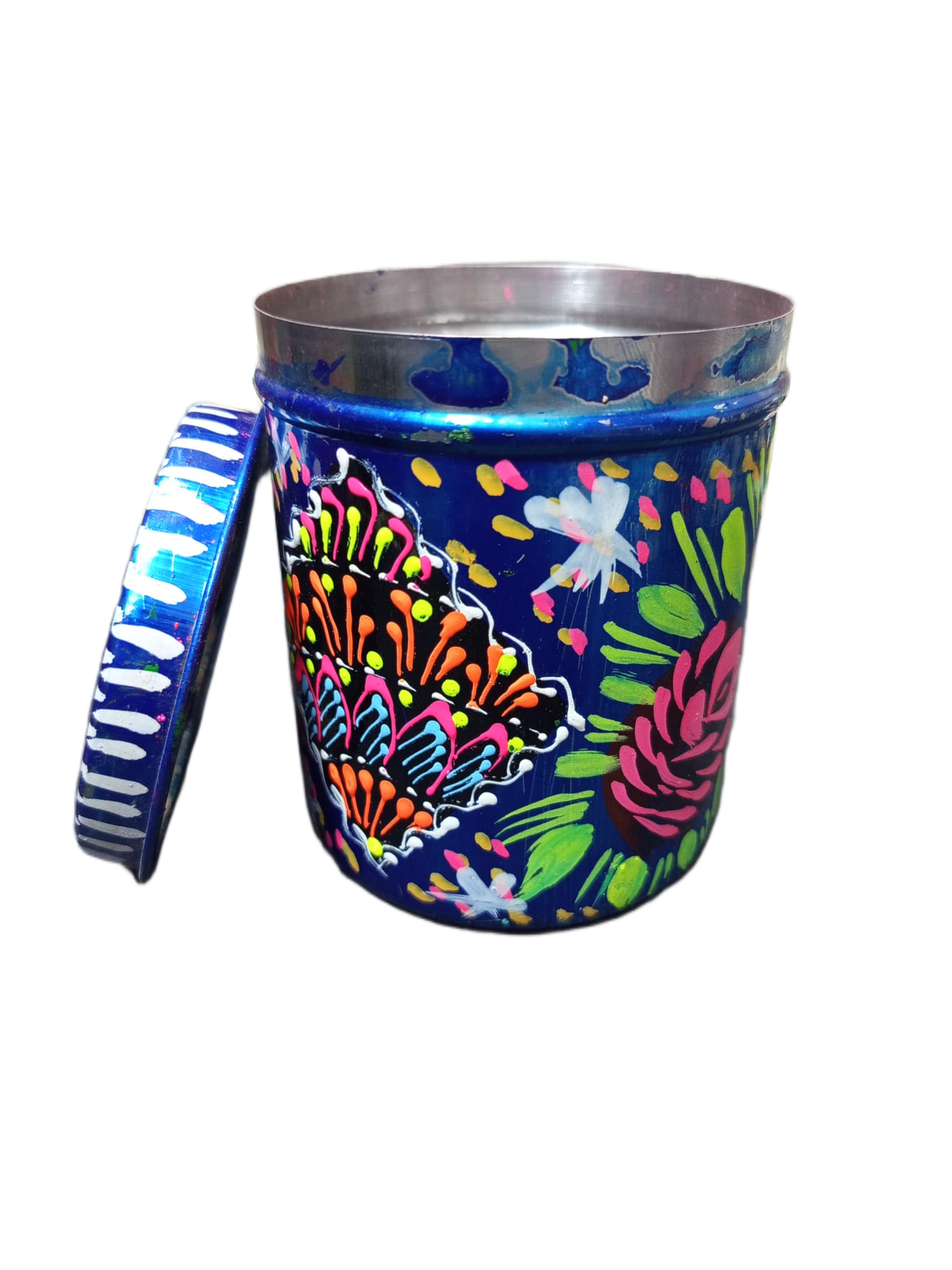 Truck Art Masala Box – Traditional Pakistani Spice Storage (H-4.5 Inch) - Image 7