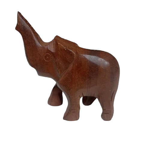 Handcrafted Wooden Elephant Set - Image 5