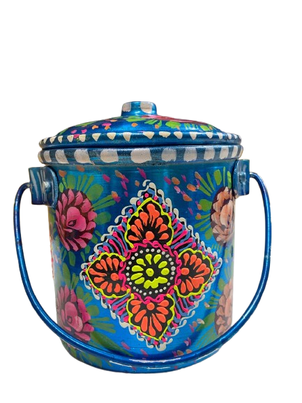 Truck Art Milk Bucket (Size : 17cmx14cm) - Image 9