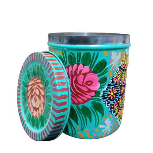 Truck Art Masala Box – Traditional Pakistani Spice Storage (H-4.5 Inch) - Image 3