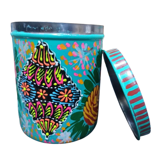 Truck Art Masala Box – Traditional Pakistani Spice Storage (H-4.5 Inch) - Image 5