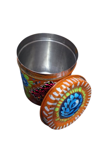 Truck Art Masala Box – Traditional Pakistani Spice Storage (H-4.7 Inch) - Image 6