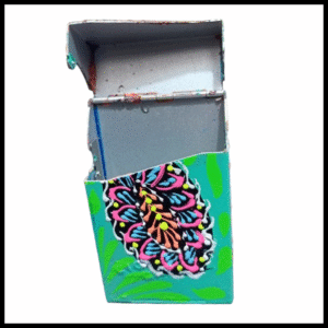 Colorful Truck Art Cigarette Case – Stylish & Durable Holder