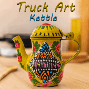 Truck Art Kettle (H-10cm)