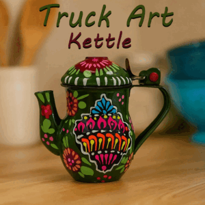 Truck Art Kettle (H-10cm)