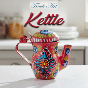 Truck Art Kettle (H-10cm)