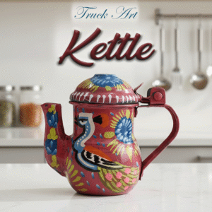Truck Art Kettle (H-10cm)