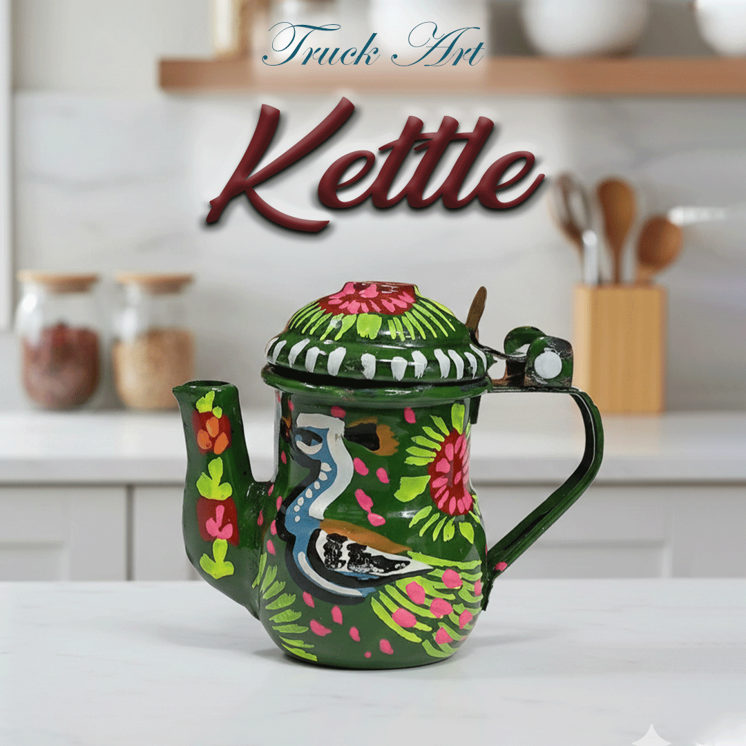 Truck Art Kettle (H-10cm)