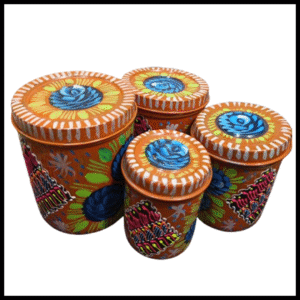 Truck Art Masala Box Set – Vibrant Handmade Spice Storage