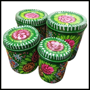 Truck Art Masala Box Set – Vibrant Handmade Spice Storage