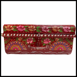 Truck Art Trunk – Handcrafted Storage Chest (39x18x25 cm) with Traditional Pakistani Design