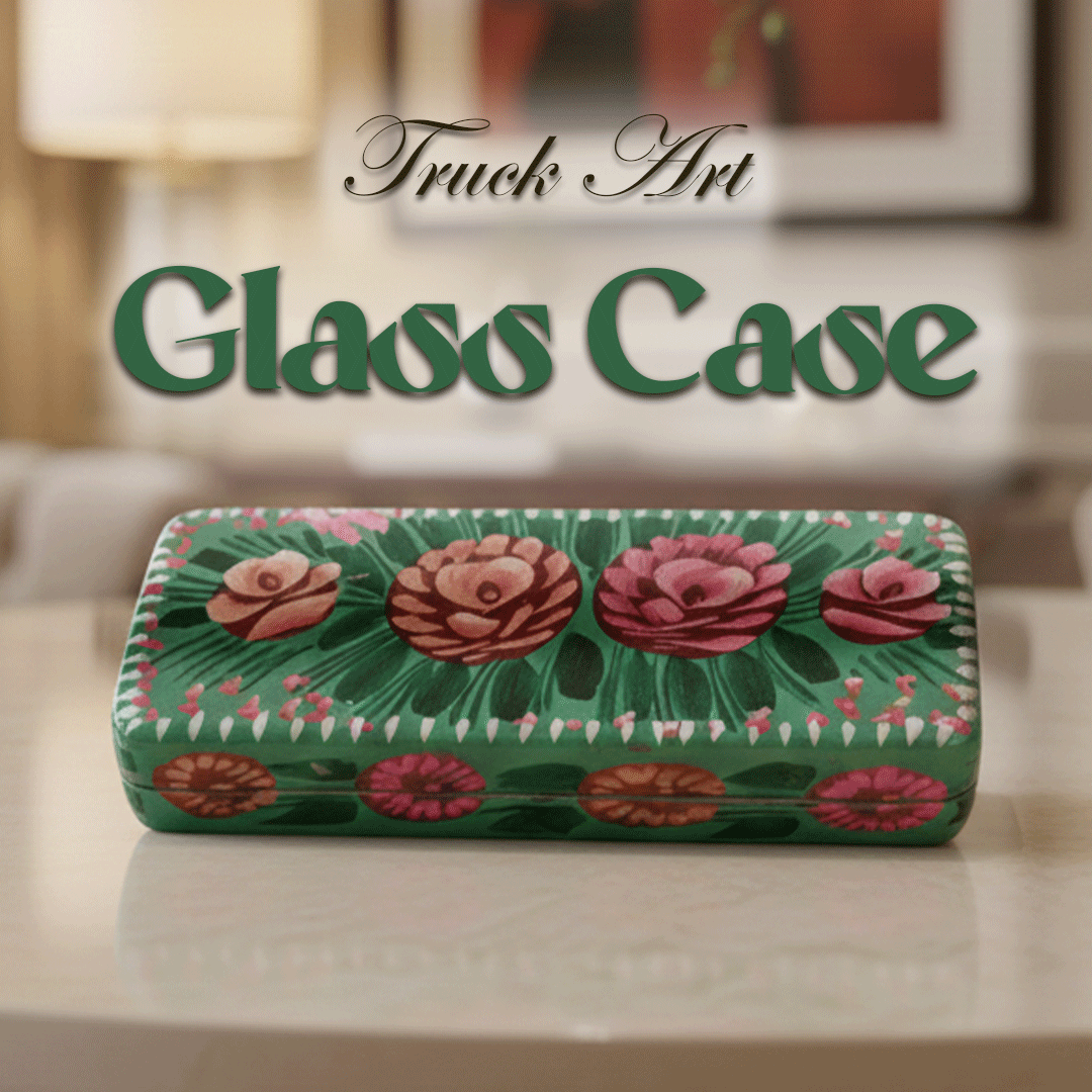 Truck Art Glass Case (W:15cm)