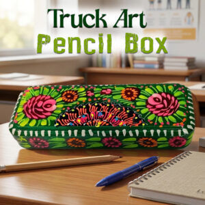 Pakistani Truck Art Bundi Pencil Box (W-20cm)