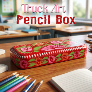 Pakistani Truck Art Pencil Box (W-20cm)