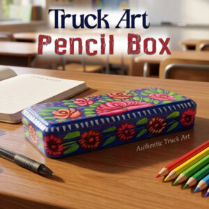 Pakistani Truck Art Pencil Box (W-20cm)