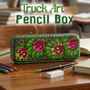 Pakistani Truck Art Pencil Box (W-20cm)