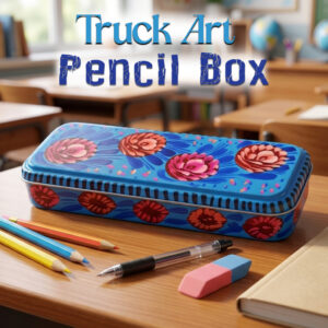 Pakistani Truck Art Pencil Box (W-20cm)